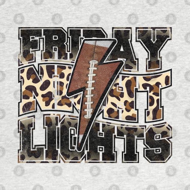 vintage football friday night lights by PixieMomma Co